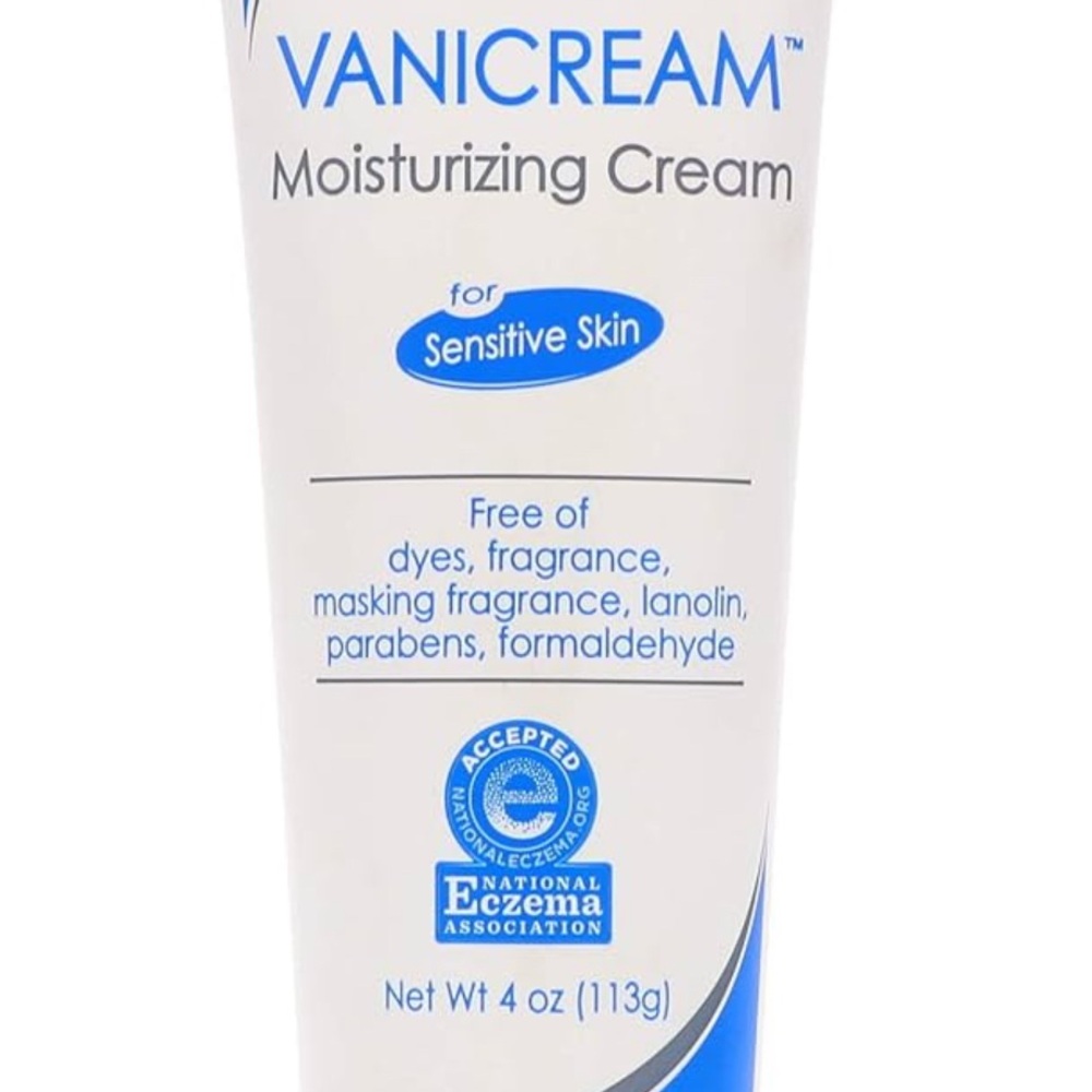 White and Blue Moisturizer for Sensitive Skin